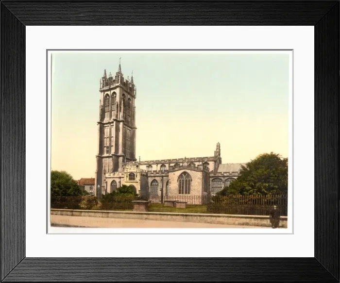 Framed Print : St. Johns Church, Glastonbury, England Framed Print : St. Johns Church, Glastonbury, England
