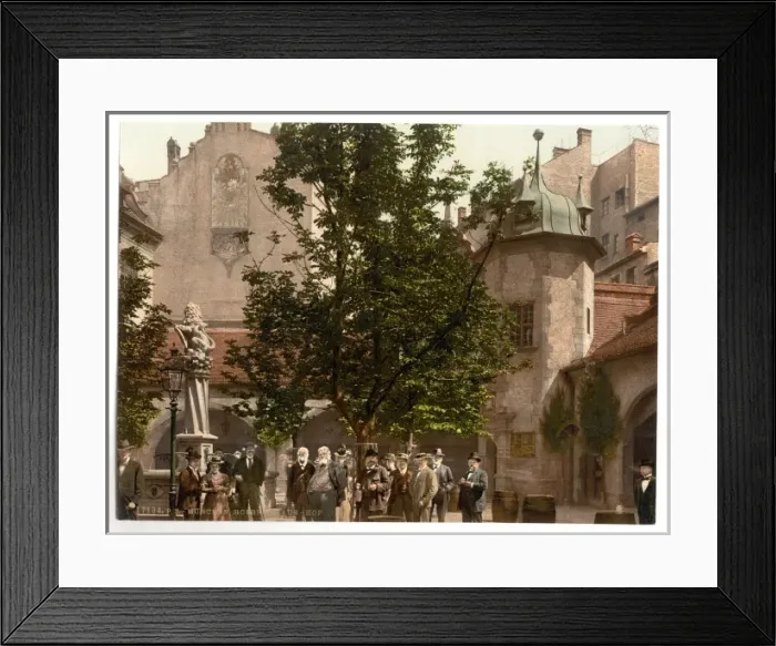 Framed Print : The Court, Hofbrauhaus, Munich, Bavaria, Germany Framed Print : The Court, Hofbrauhaus, Munich, Bavaria, Germany