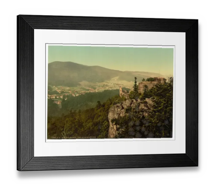Framed Print : Baden-Baden, Das Alte Schloss, Baden, Germany Framed Print : Baden-Baden, Das Alte Schloss, Baden, Germany