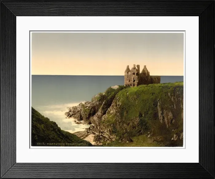 Framed Print : Dunsky Castle, Pitlochrie (i. e. Portpatrick), Scotland Framed Print : Dunsky Castle, Pitlochrie (i. e. Portpatrick), Scotland