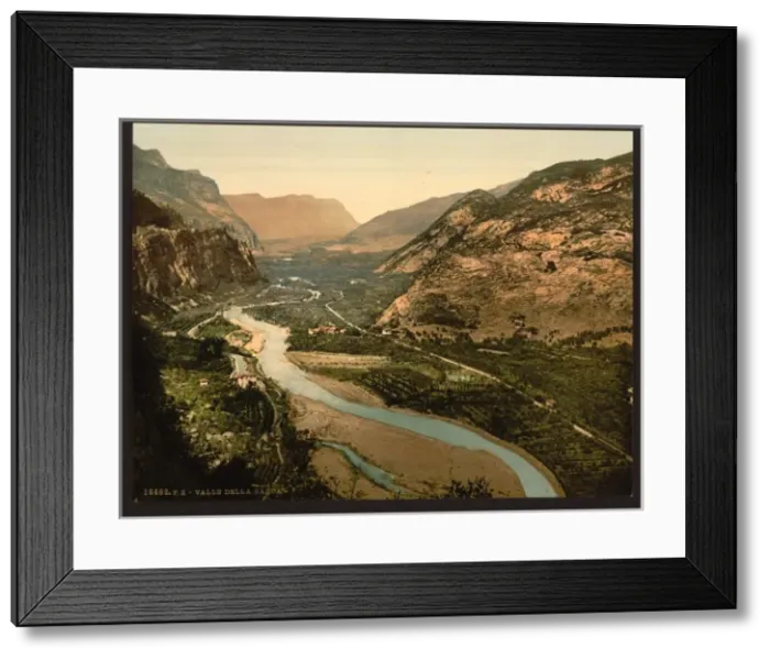 Framed Print : Valley of Sarca, Arco, Lake Garda, Italy Framed Print : Valley of Sarca, Arco, Lake Garda, Italy