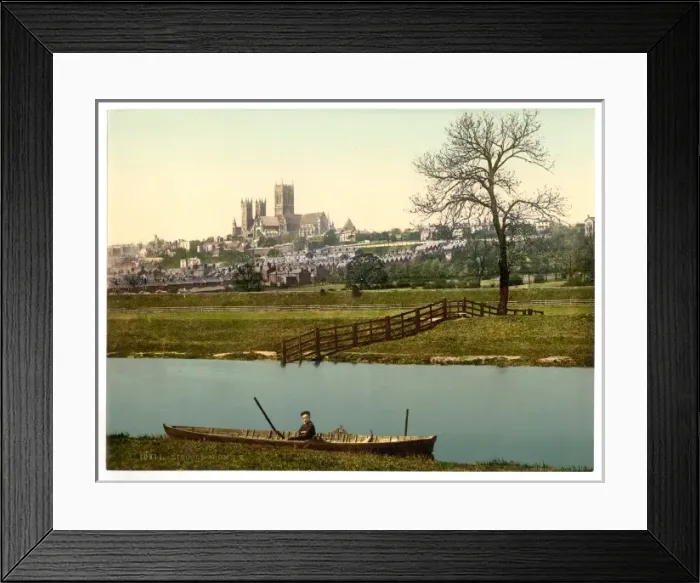Framed Print : Lincoln, from S. E. Lincoln, England Framed Print : Lincoln, from S. E. Lincoln, England