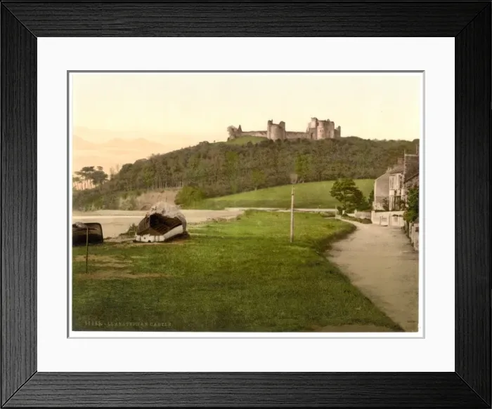 Framed Print : Castle, Llanstephen (i. e. Llansteffan), Wales Framed Print : Castle, Llanstephen (i. e. Llansteffan), Wales