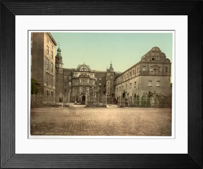 Framed Print : The Castle of Dessau, Anhalt, Germany Framed Print : The Castle of Dessau, Anhalt, Germany