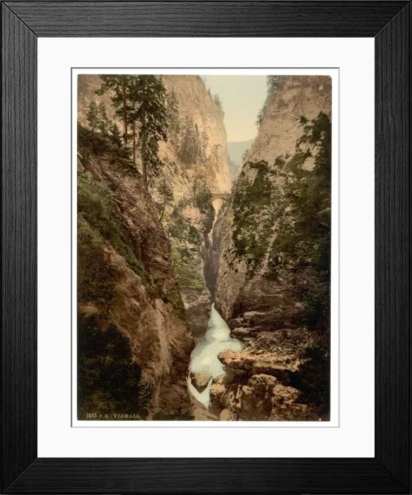 Framed Print : Upper Engadine, Viamala, Grisons, Switzerland Framed Print : Upper Engadine, Viamala, Grisons, Switzerland