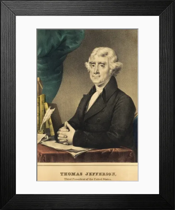 Framed Print : Thomas Jefferson Framed Print : Thomas Jefferson