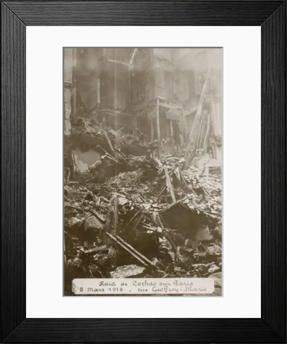Framed Print : Gotha bombing raid on Paris Framed Print : Gotha bombing raid on Paris