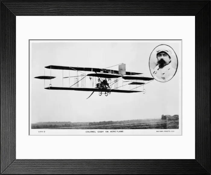 Framed Print : Colonel Cody, an early aviation pioneer Framed Print : Colonel Cody, an early aviation pioneer