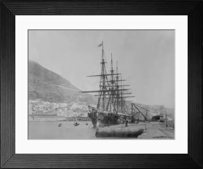 Framed Print : HMS Minotaur at Gibraltar Framed Print : HMS Minotaur at Gibraltar