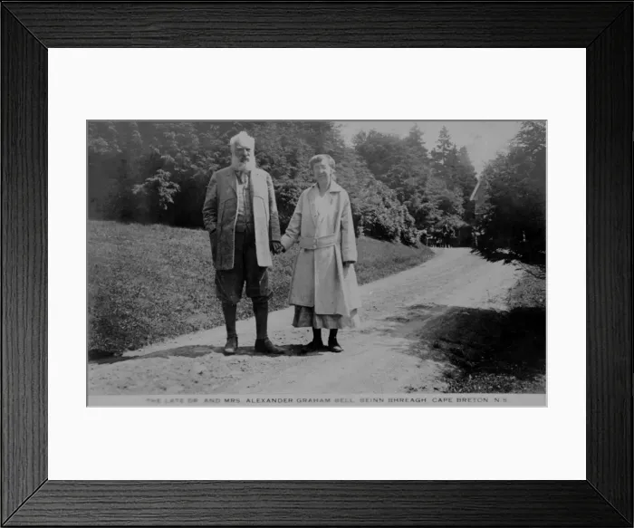 Framed Print : The late Dr and Mrs Alexander Graham Bell Framed Print : The late Dr and Mrs Alexander Graham Bell