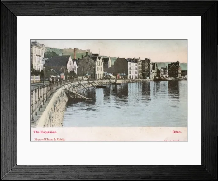 Framed Print : The Esplanade, Oban, Scotland Framed Print : The Esplanade, Oban, Scotland