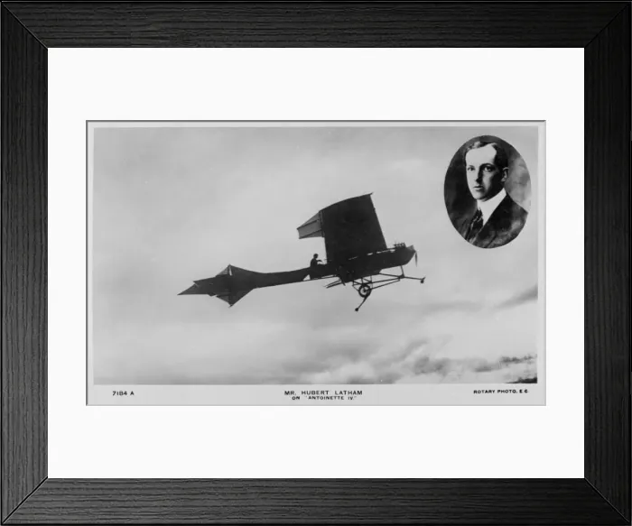 Framed Print : Hubert Latham, early French aviation pioneer Framed Print : Hubert Latham, early French aviation pioneer