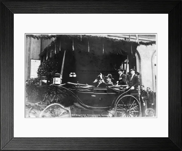 Framed Print : King Edward VII on visit to Norway Framed Print : King Edward VII on visit to Norway