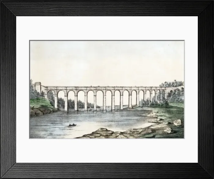 Framed Print : The High Bridge at Harlem, New York, America Framed Print : The High Bridge at Harlem, New York, America