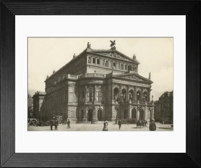 Framed Print : The Frankfurt am Main old opera house Framed Print : The Frankfurt am Main old opera house