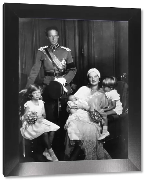 King Leopold III of Belgium with his wife Astrid of Sweden