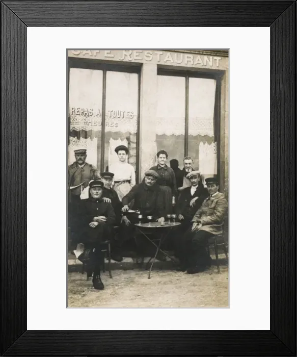 Framed Print : A typical French cafe Framed Print : A typical French cafe