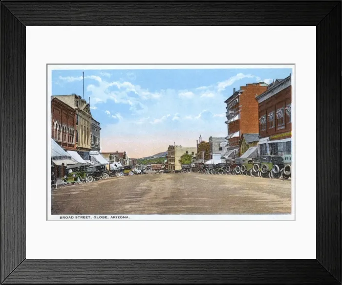 Framed Print : North Broad Street, Globe, Arizona, USA Framed Print : North Broad Street, Globe, Arizona, USA