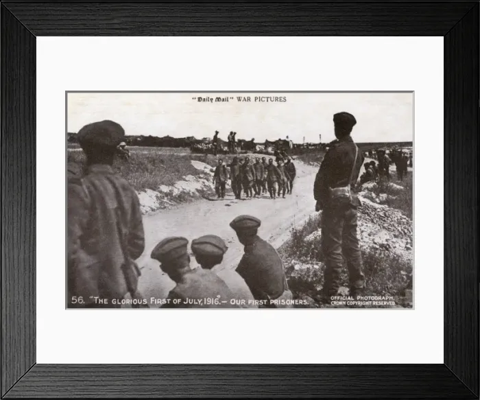 Framed Print : WWI - Great Advance - German Prisoners Framed Print : WWI - Great Advance - German Prisoners