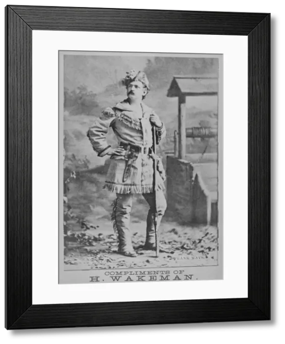 Framed Print : A portrait of the cowboy, Frank Mays Framed Print : A portrait of the cowboy, Frank Mays