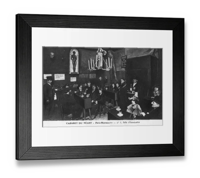 Framed Print : Cabaret du Mort (Cabaret of Nothingness or Death) Framed Print : Cabaret du Mort (Cabaret of Nothingness or Death)