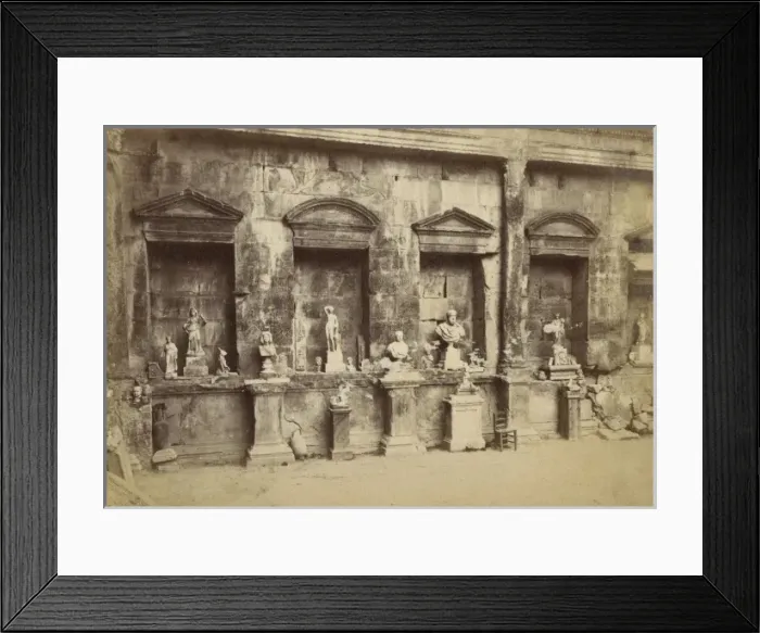 Framed Print : The wall of the Temple of Diana Framed Print : The wall of the Temple of Diana