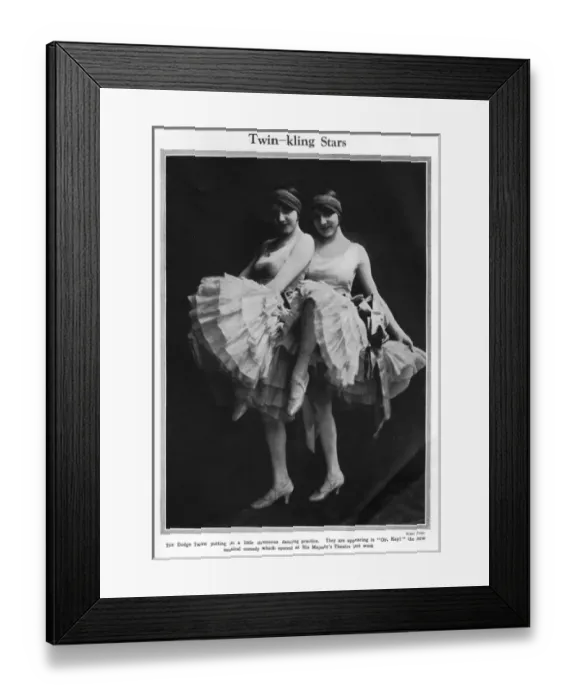 Framed Print : The Dodge Twins Framed Print : The Dodge Twins