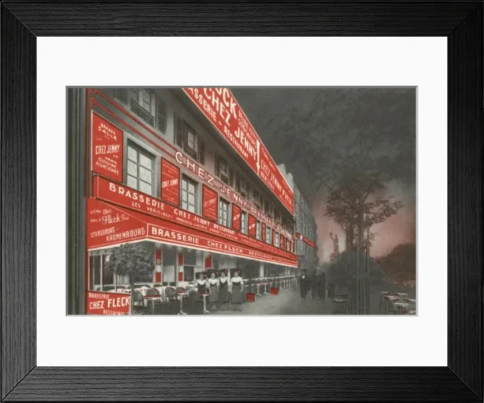 Framed Print : Chez Fleck restaurant, The King of the Sauerkraut Framed Print : Chez Fleck restaurant, The King of the Sauerkraut