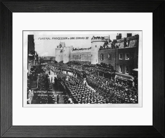 Framed Print : The funeral procession of King Edward VII Framed Print : The funeral procession of King Edward VII