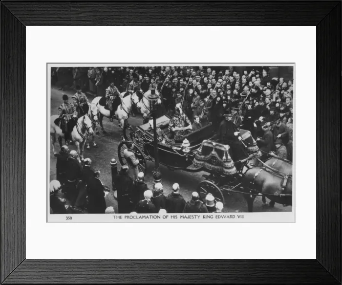 Framed Print : The proclamation of his Majesty King Edward VIII Framed Print : The proclamation of his Majesty King Edward VIII