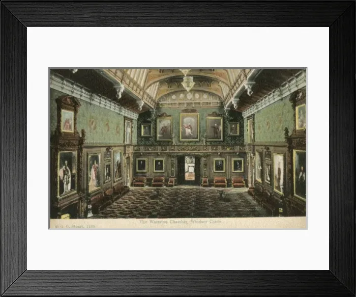 Framed Print : Waterloo Chamber, Windsor Castle Framed Print : Waterloo Chamber, Windsor Castle