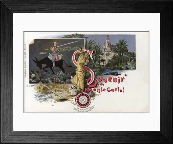 Framed Print : Albert I of Morocco - Parody Framed Print : Albert I of Morocco - Parody