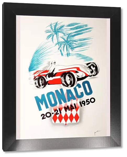 Monaco Grand Prix Poster - 1950