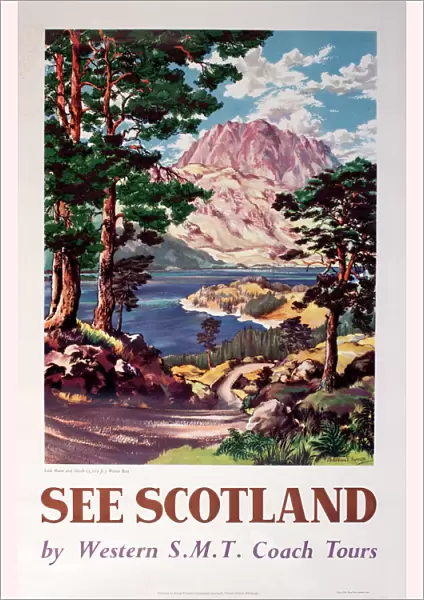 Loch Maree and Slioch - Travel Poster