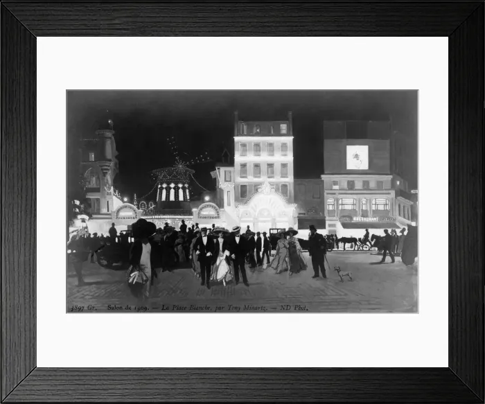 Framed Print : Place Blanche, by Tony Minariz Framed Print : Place Blanche, by Tony Minariz