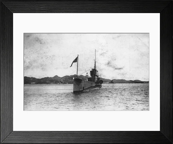 Framed Print : A sailor on board HMS L19 Framed Print : A sailor on board HMS L19