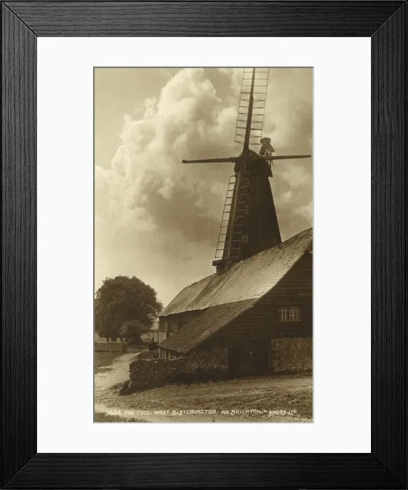 Framed Print : The Mill at West Blatchington, near Brighton, East Sussex Framed Print : The Mill at West Blatchington, near Brighton, East Sussex