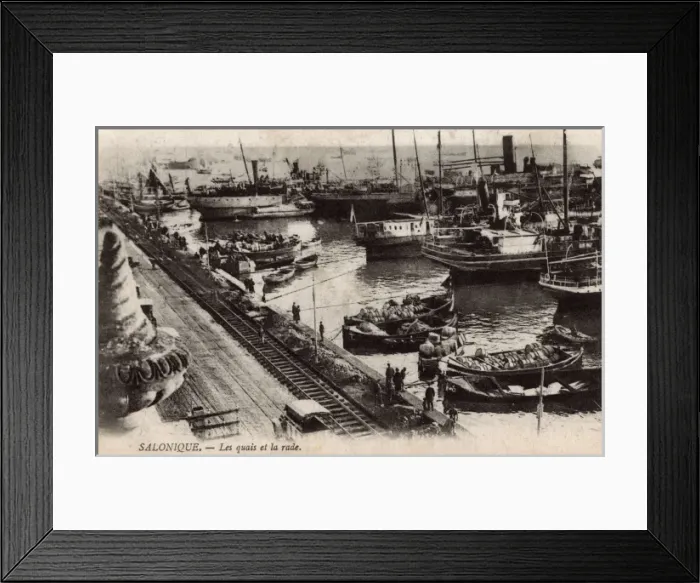 Framed Print : Thessaloniki - Greece - The Harbour Framed Print : Thessaloniki - Greece - The Harbour