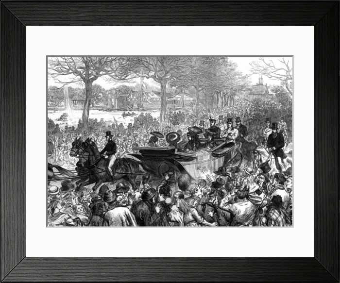 Framed Print : Queen Victorias visit to Victoria Park Framed Print : Queen Victorias visit to Victoria Park