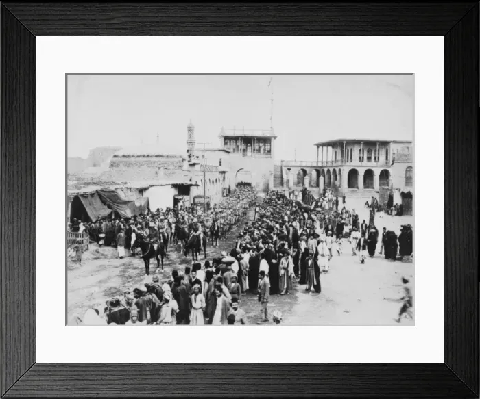 Framed Print : General Maudes entry into Baghdad, Iraq Framed Print : General Maudes entry into Baghdad, Iraq