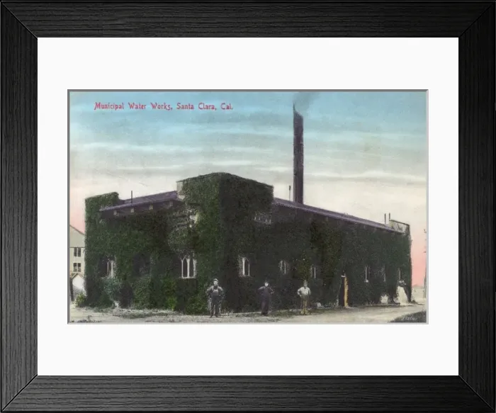 Framed Print : Municipal Water Works, Santa Clara, California Framed Print : Municipal Water Works, Santa Clara, California