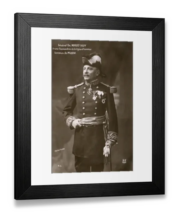 Framed Print : French General De Maud Huy Framed Print : French General De Maud Huy