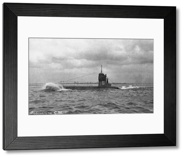 Framed Print : Royal Navy submarine, HMS C31 Framed Print : Royal Navy submarine, HMS C31