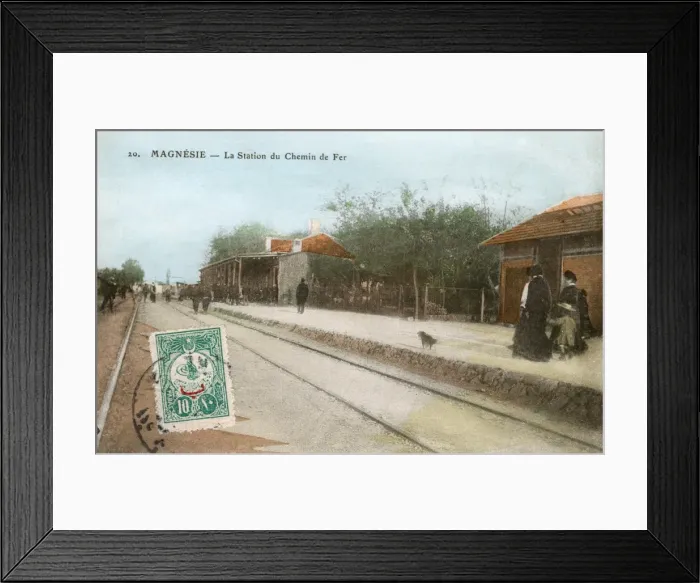 Framed Print : Railway Station at at Manisa, Turkey Framed Print : Railway Station at at Manisa, Turkey