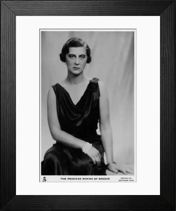 Framed Print : The Princess Marina of Greece Framed Print : The Princess Marina of Greece