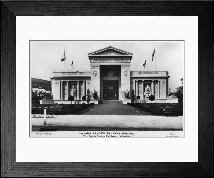 Framed Print : Canadian Pacific Railway Building. London Framed Print : Canadian Pacific Railway Building. London