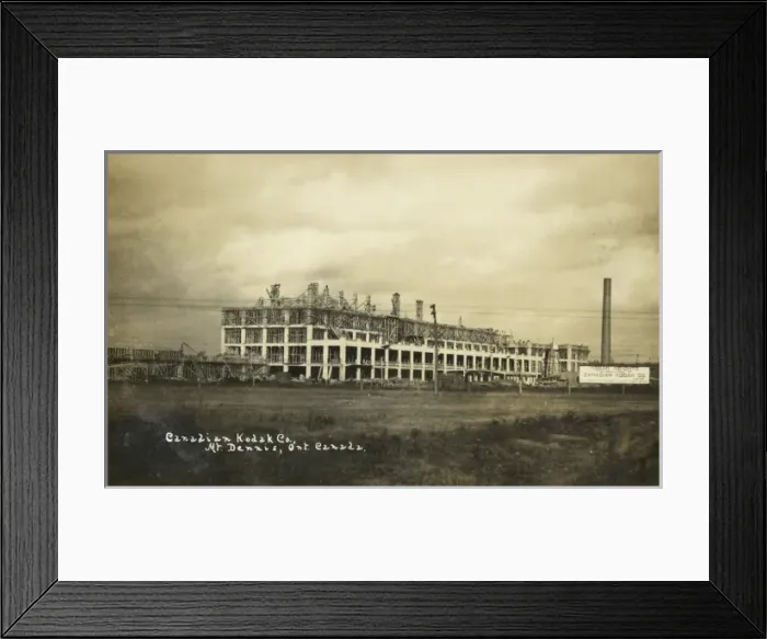 Framed Print : A factory of the Canadian Kodak company Framed Print : A factory of the Canadian Kodak company