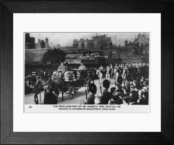 Framed Print : The proclamation of his Majesty King Edward VIII Framed Print : The proclamation of his Majesty King Edward VIII