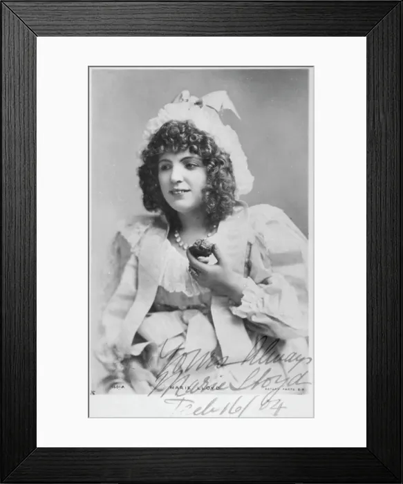 Framed Print : Portrait of Marie Lloyd Framed Print : Portrait of Marie Lloyd