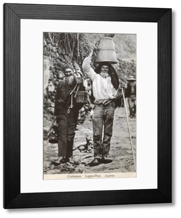 Framed Print : Two men from Lajes do Pico, Azores Framed Print : Two men from Lajes do Pico, Azores